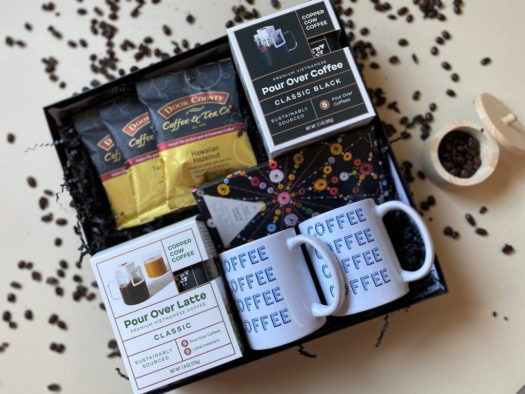  Vabean 5 Pieces Coffee Gift Set Coffee Gift Box Coffee